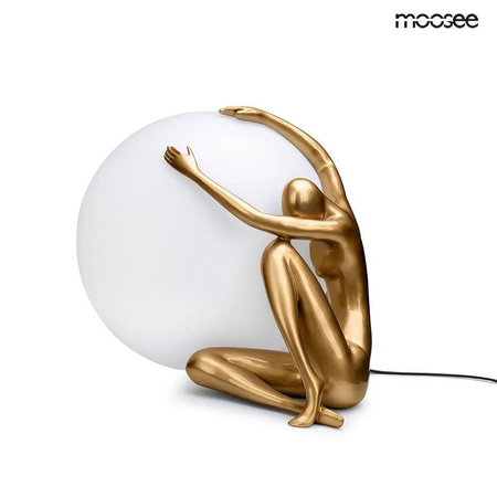 Designerska lampa podłogowa UOMO 50 złota (MSE1501100453) - Moosee