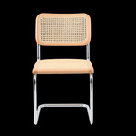 Krzesło VIENNA rattanowo chromowane (MH-014CH-CHN) - Moos Home