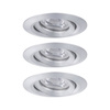  Oprawa wbudowana Nova mini Coin okrągła ruchoma LED 3x4W 310lm Aluminium (PL94297) - PAULMANN