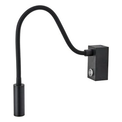 Czarny kinkiet do czytania Adjusta (WL0117-BK) - Yaskr