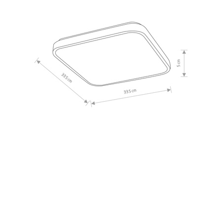 Plafon wewnętrzny AGNES SQUARE LED PRO (10990) - Nowodvorski