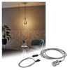 Neordic Eldar lampa industrialna wisząca z włącznikiem max 1x20W E27 Szara/Oksydowany metal 230V (PL79771) - PAULMANN