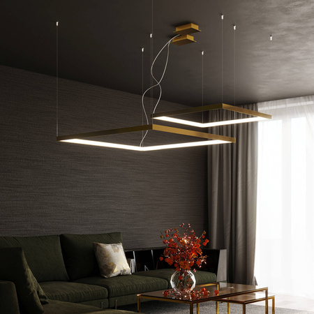 Żyrandol NELYA M złoty LED 4000K (TH.152) - Thoro Lighting