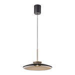 Lampa nad stół z płynną regulacją wysokości PURE E-MOON BRĄZOWY (2195-97) - Paul Neuhaus