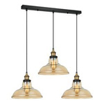 Lampa wisząca Hubert (MDM-2381-3-GD-AMB) Italux