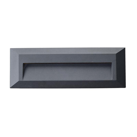 OUTDOOR WALL STEP LIGHT 3W LED GRAPHITE (E229 Zambelis) - Zambelis