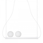 LIGNE biała lampa wisząca z taśmą LED (LIG211P61) - Ummo