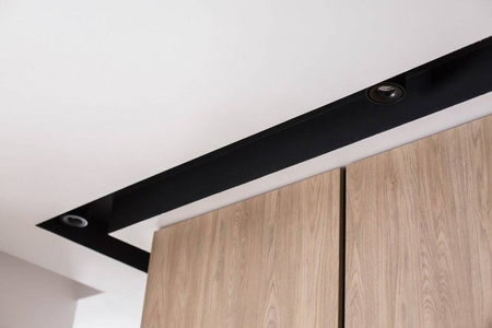 Mistic Lighting plafon LED Broken 9W DIM (ściemnialny) czarny mat MSTC-05411013