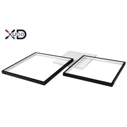 Lampa sufitowa z pilotem LED 45W 69x52cm czarny CCT(XD-LA101) - Xudo