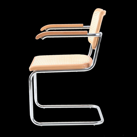 Krzesło VIENNA rattanowe z podłokietnikami (MH-015CH-CHN) - Moos Home