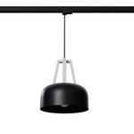 Lampa wisząca na szynie CASCO czarna/biała E27 (MYL.00196) - Make Your Light