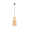 PENDANT LAMP NATURAL BRAIDED WHEAT 1XE27 (22168 Zambelis) - Zambelis