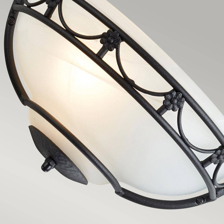 Kinkiet Carisbrooke (CB-WU-BLACK) - Elstead Lighting