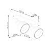 Plafon ELBA 2 biały (SL.1314) - Sollux Lighting