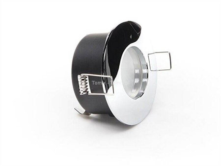 Oczko lampa do wbudowania hermetyczna DECKENEINBAURING IP65 12V kol. chrom (D110002)