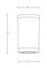 OUTDOOR CELING LIGHT 1XGU10 ABS WHITE (E308 Zambelis) - Zambelis