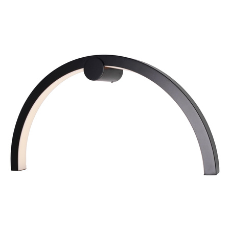 Kinkiet TRIO ARC matowy czarny IP44 (W0334) - MAXLIGHT