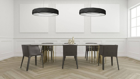 Wisząca Reus LED  czarna (LP-8069/1P LED BK) - Light Prestige