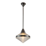 Lampa wisząca Willard - 1 źródło światła - Miejski brąz (QN-WILLARD-P-UBZ-PG) - Quintiesse