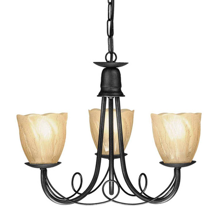 Żyrandol Minster (MN3-BLACK) - Elstead Lighting