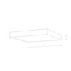 Plafon LID SQUARE LED 50W (10432) - Nowodvorski