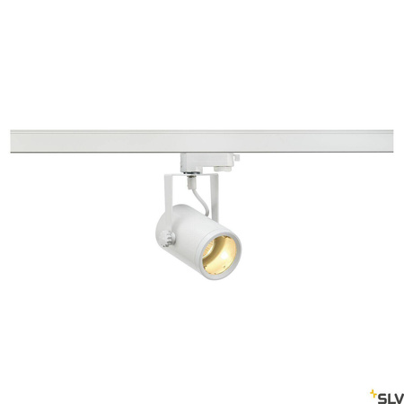 EURO SPOT, spot do szyny wysokonapięciowej 3-fazowej, QPAR51, kolor biały, maks. 25W, z adapterem 3-fazowym (153851) - SLV