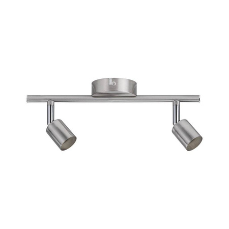 Spotlight Carolina max. 2x10W GU10 Nikiel Mat 230V Metal (PL66744) - PAULMANN