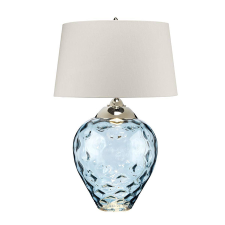 Duża lampa stołowa Samara - 2 źródła światła - Jasnoniebieska (QN-SAMARA-TL-LRG-BLU) - Quintiesse
