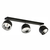 Lampa sufitowa ALTEA czarna 3 PŁ + ŻARÓWKI (6520) - TK Lighting