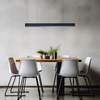 Lampa wisząca Mira L LED CCT Tuya czarna  (LP-1201/1P L BK Smart) - Light Prestige