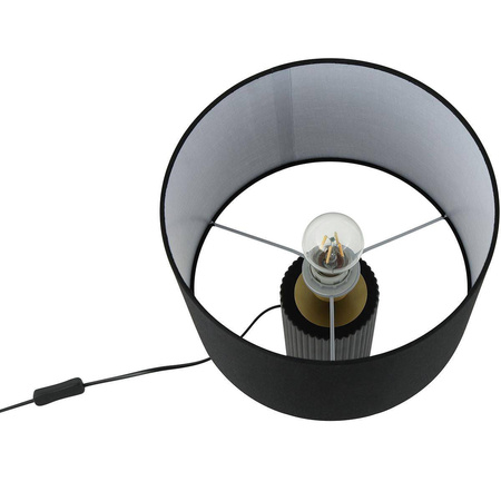 Szklana lampa stołowa Tokio 1xE27 (LP-787/1T czarna) - Light Prestige