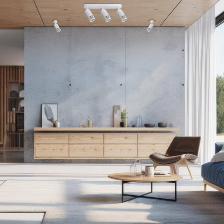 VERTICAL WHITE SPOT 3xGU10 (ML0306) - Milagro