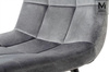 MODESTO krzesło CARLO ciemny szary - welur, metal (J-06.GREY) - Modesto Design