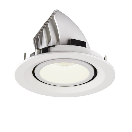 NUMINOS® GIMBLE M, oprawa sufitowa wpuszczana biała 4000 K 20° (1005967) - SLV