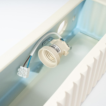 Kinkiet ceramiczny RIGATA biały (SL.1885) - Sollux Lighting