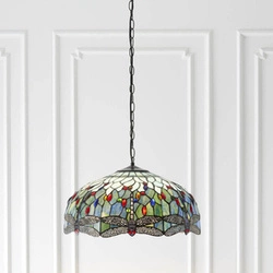 Lampa Wisząca Dragonfly blue (66148) Tiffany