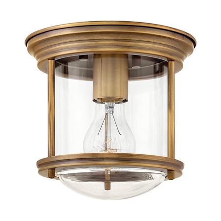 Lampa sufitowa Hadrian - Szczotkowany brąz (QN-HADRIAN-MINI-F-BR-CLEAR) - Quintiesse