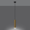 Pojedyncza Lampa Wisząca LAGOS 1 złoty połysk (SL.1200) - Sollux Lighting