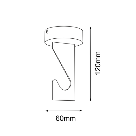 Uchwyt mocujący do Hebi – Czarny   (5062) - Shilo