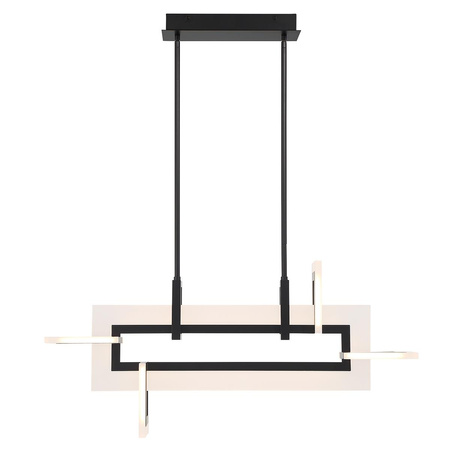 Mała lampa wyspowa Inizio - Matowa czerń (QN-INIZIO-LP-S-BK) - Quintiesse