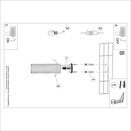 Lampa sufitowa KARBON 20 taupe (SL.1771) - Sollux Lighting