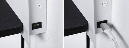 Oprawa ścienna SERRA LED DIM USB-C LEFT 2700K biały matowy (PL71102) - PAULMANN