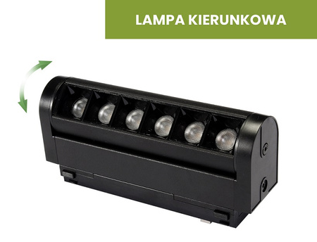 Lampa magnetyczna Ultra Slim DDCX35-ZD06B 6W 3000K - DomenoLED
