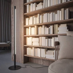 Lampa podłogowa THIN TUBE LED czarna (26551-L930-D9-00-12) - Aqform