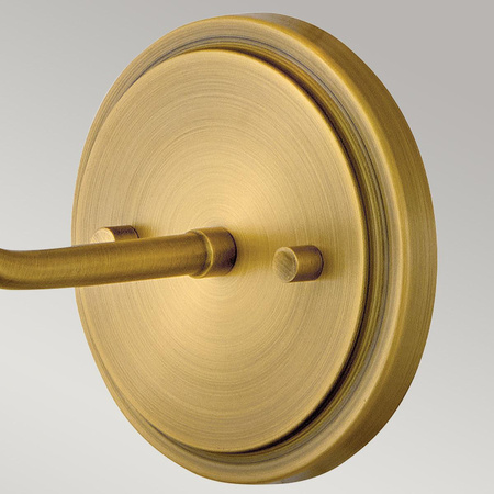 Kinkiet Clarke - 1 źródło światła - Przyciemniany mosiądz (HK-CLARKE1-DBR-OW) - Elstead Lighting