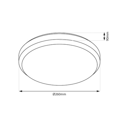 Plafon LIRIA 2xE27 (ML2051) - Milagro