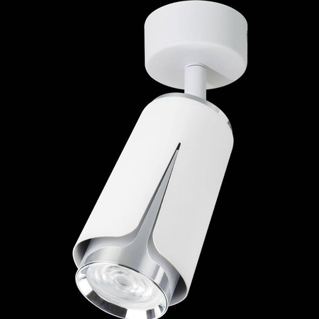 FLOWER WHITE CHROME SPOT 1xGU10 (ML0272) - Milagro