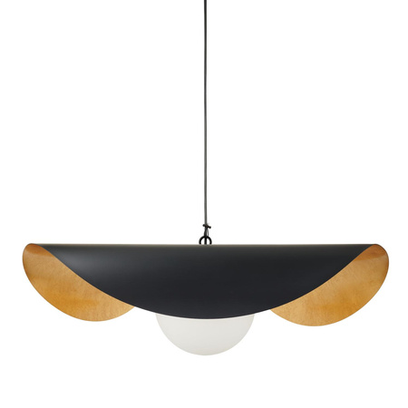Lampa wisząca ENZO czarno złota 60 cm (ST-F22020601-D60 black) - Step into Design