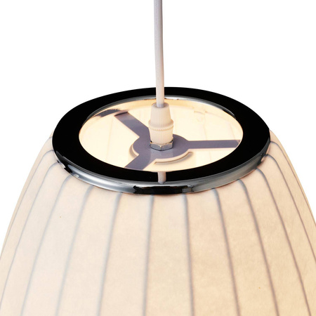 Lampa wisząca SILK BARREL biała 60 cm (ST-2335-30) - Step into Design