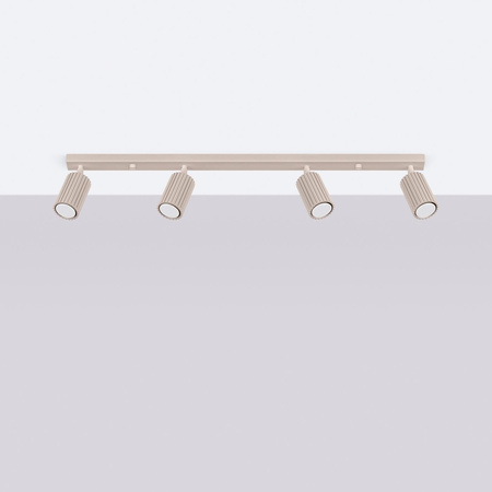 Plafon KARBON 4L taupe (SL.1765) - Sollux Lighting